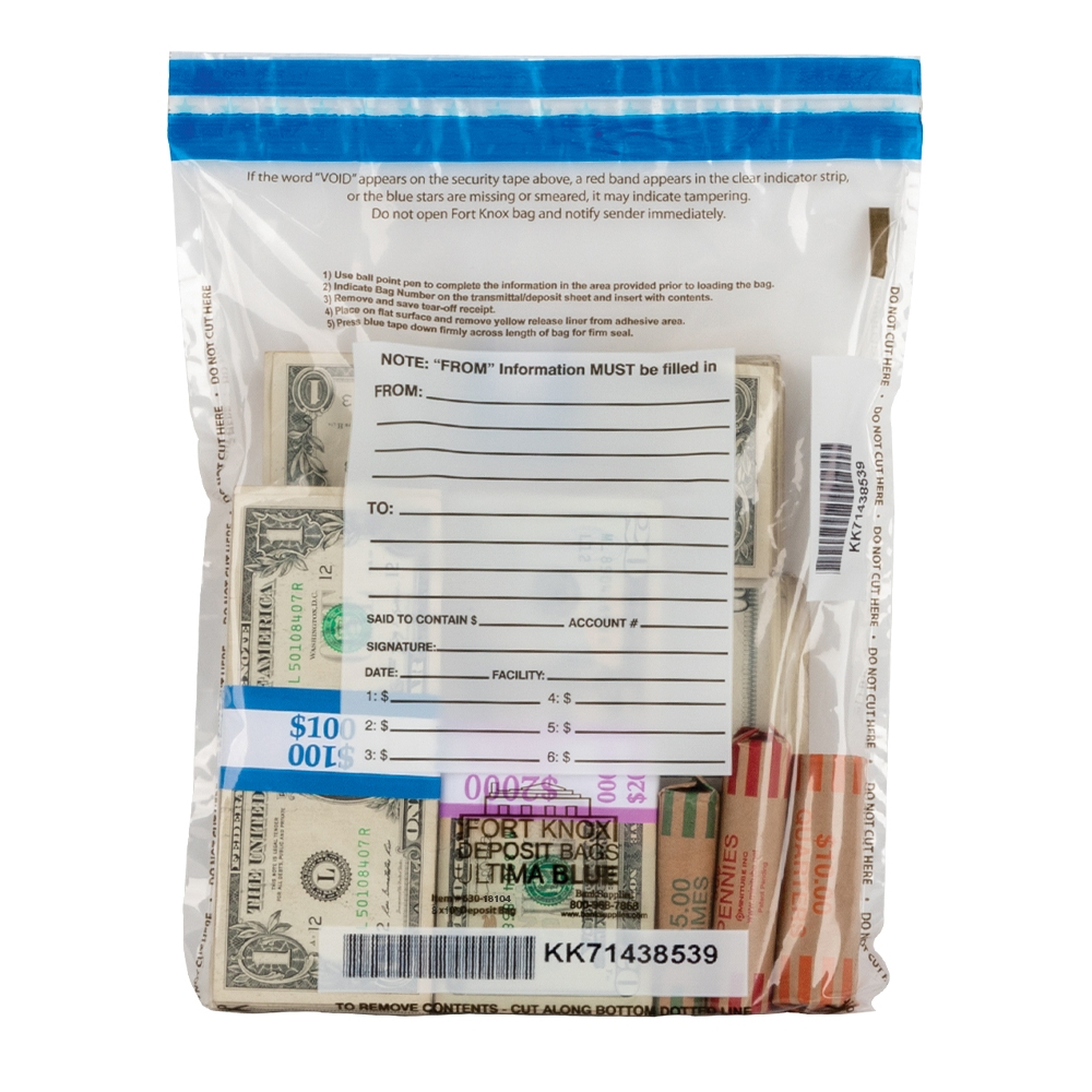 Ultima Blue® Deposit Bags
